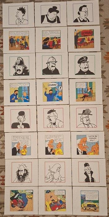 Tintin - Scènes et portraits - 24 Afdrukken - Eerste druk -, Boeken, Nieuw