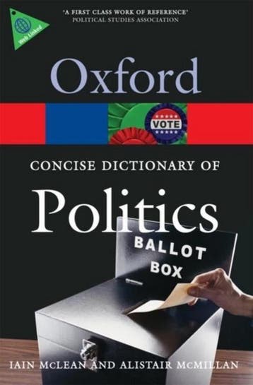 Concise Oxford Dictionary Politics 3rd - Iain Mclean, Verzenden, Gelezen, Iain Mclean