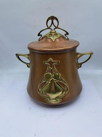 WMF / Geislingen - Pot - Koper, Messing - Bowlpot, Antiek en Kunst