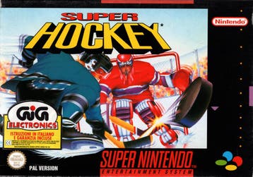 SNES Super Hockey (In doos), Spelcomputers en Games, Spelcomputers | Nintendo Super NES, Verzenden, Zo goed als nieuw
