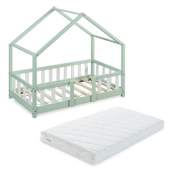 Kinderbed Treviolo met uitvalbeveiliging en matras 70x140 mi, Verzenden, Nieuw