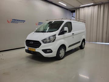 Ford Transit Custom 2.0TDCI 130pk Imperiaal Euro 6!, Gebruikt, Euro 6, Wit, Ford