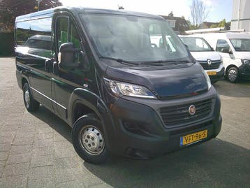 Fiat Ducato 30 2.3 MultiJet L1H1, Stof, Gebruikt, Zwart, Dealer onderhouden