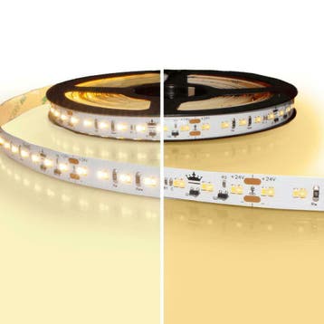 5 meter led strip IP20 24V - dim to warm - 224 leds p/m, Verzenden, Nieuw