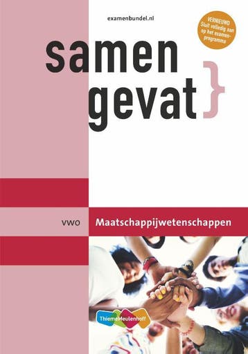 Samengevat / vwo Maatschappijwetenschappen 9789006112467, Verzenden, Zo goed als nieuw