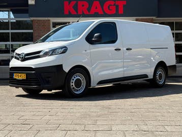 Toyota ProAce Worker 2.0 D-4D Cool Long|NAP|airco|cruise|blu, Gebruikt, Leder en Stof, Wit, Dealer onderhouden