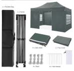 Pop-up Partytent 300x450 cm Waterdicht UV50+ 4 Zijwanden, Verzenden, Nieuw