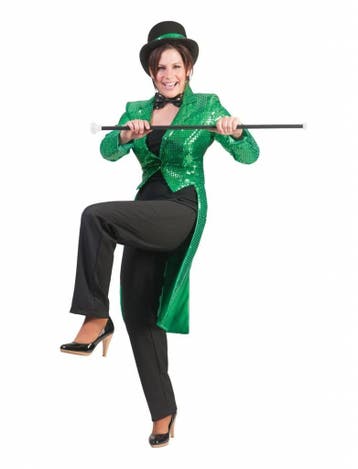Slipjas pailletten groen vrouw, Ophalen of Verzenden, Nieuw