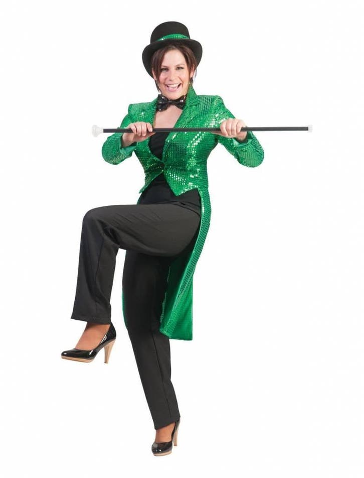 Slipjas pailletten groen vrouw, Kleding | Dames, Carnavalskleding en Feestkleding, Nieuw, Ophalen of Verzenden