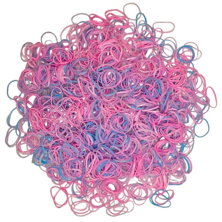 Fako Fashion - 1000x Gekleurde Mini Elastiekjes - Meisjes -, Sieraden, Tassen en Uiterlijk, Uiterlijk | Haarverzorging, Verzenden
