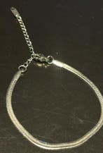 No-Fade Zilver-Stijl Vergulde Slangenketting Armband Siera, Sieraden, Tassen en Uiterlijk, Armbanden, Ophalen of Verzenden, Nieuw