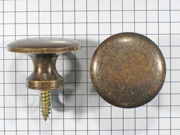 Knop messing oud 30 mm, Verzenden, Nieuw