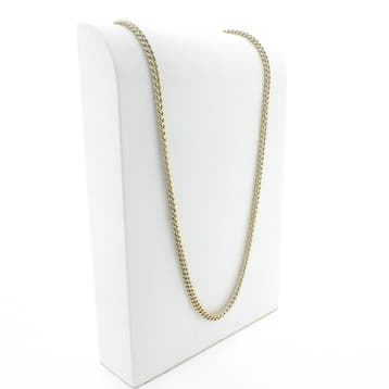 Gouden robuuste gourmetschakel ketting, Ophalen of Verzenden, Gebruikt, Goud, Goud