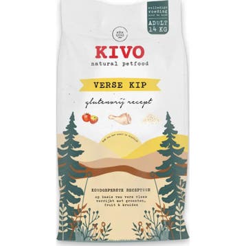 Kivo Verse Kip Glutenvrij 14 kg, Verzenden, Nieuw