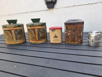Spaarpot (5) - Metaal - Antieke spaarpotten