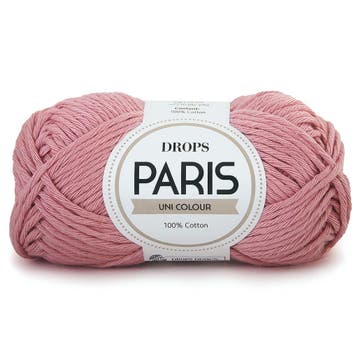DROPS Paris Uni Colour - 59 licht oudroze - Katoen Garen, Ophalen of Verzenden, Nieuw