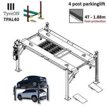 Parkeerlift Mobiele Parkeerbrug Hobby Hefbrug 4T - 2 AUTOS, Nieuw