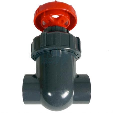 Royal Exclusive schuifafsluiters / afsluiter grijs/rood 32mm, Dieren en Toebehoren, Vissen | Aquaria en Toebehoren, Ophalen of Verzenden