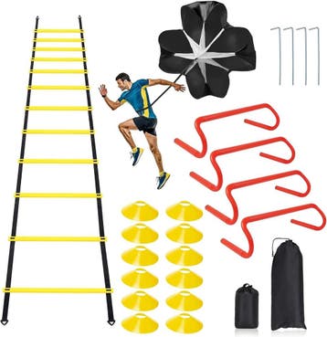 Weerstandsparachute + Set | 71% Korting, Sport en Fitness, Ophalen of Verzenden, Nieuw, Rug, Overige typen
