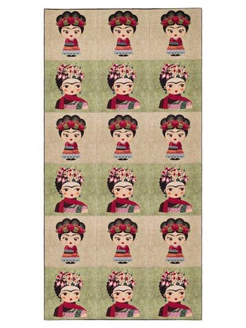 2,78 × 1,42 meter Gobelin-stof wandtapijt “Frida Kahlo” -
