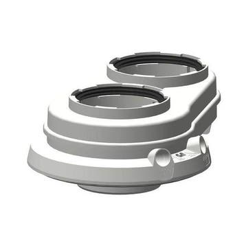 ATAG Ø80/80 excentrische rookgasadapter, Verzenden, Nieuw