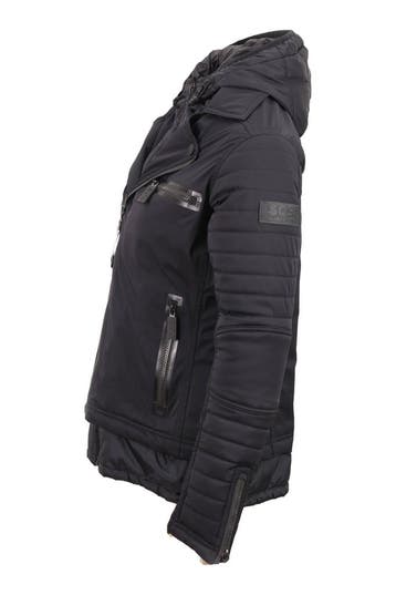 Sos Jas in maat 38 Zwart, Kleding | Dames, Jassen | Winter, Sos, Verzenden, Zo goed als nieuw, Zwart
