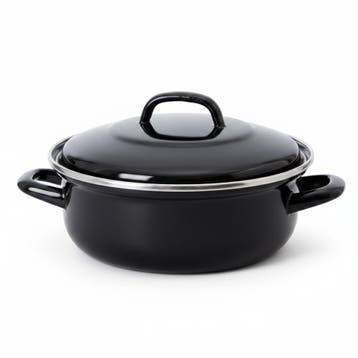BK Fortalit braadpan 26cm zwart | Retourdeal 38% korting, Huis en Inrichting, Keuken | Potten en Pannen, Verzenden, Nieuw