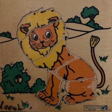 Educo Puzzel Leeuw (6 stukjes), Verzenden, Nieuw