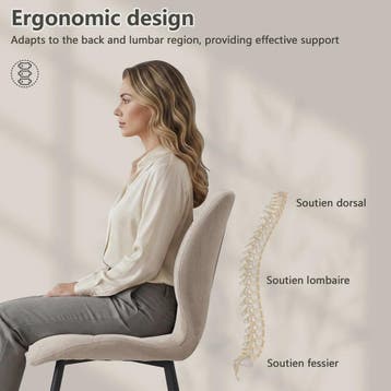 Set van 2, 4 of 6 Moderne Eetkamerstoelen - Comfortabel Gest, Verzenden, Nieuw