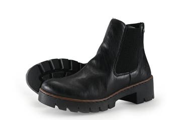 Rieker Chelsea boots in maat 38 Zwart, Kleding | Dames, Verzenden, Zwart, Overige typen, Zo goed als nieuw