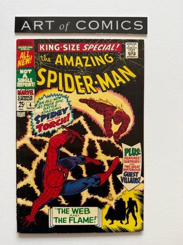The Amazing Spider-Man Annual #4 - Human Torch, Wizard &, Nieuw