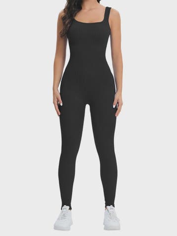 Naadloze Ribbed Jumpsuit voor Dames - Perfect voor Yoga & Wo, Kleding | Dames, Verzenden, Nieuw