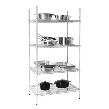 Vogue voorraadrek 4 etages 183(H) x 91,5(B) x 61(D)cm, Verzenden, Nieuw in verpakking