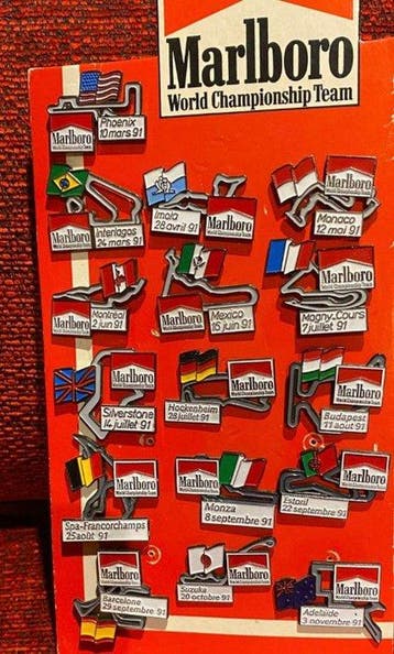 Draagspeld Marlboro World Championship Team 91 - Frankrijk -, Verzamelen, Nieuw