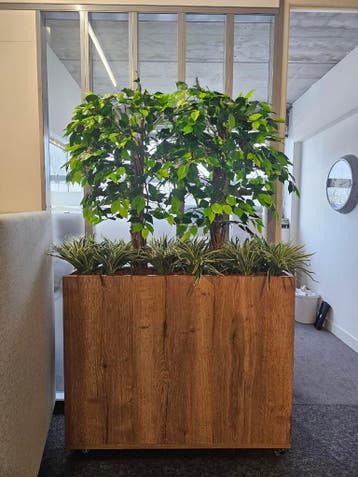 Vrijstaande of verrijdbare plantenbak Divide, 90x120x30 c..., Huis en Inrichting, Ophalen of Verzenden, Overige soorten, 100 tot 150 cm