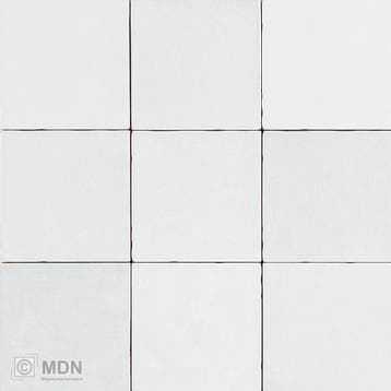 Handvorm tegels met schakering 10x10 Zellige wit, Verzenden, Nieuw