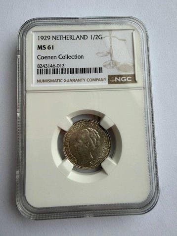 Nederland. Wilhelmina. 1/2 Gulden
