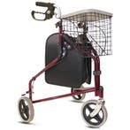 Rollator Drive TRI Walker driewieler rood, Ophalen of Verzenden, Nieuw