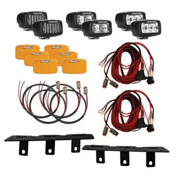 Rigid Industries 2021+ Ford Mod Bumper Triple SR-M Fog Light, Ophalen of Verzenden, Nieuw