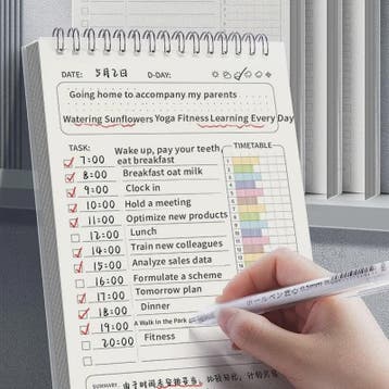 A5 Spiral Agenda & Planner - 160 Pagina's Dagelijkse Plannin, Verzenden, Nieuw