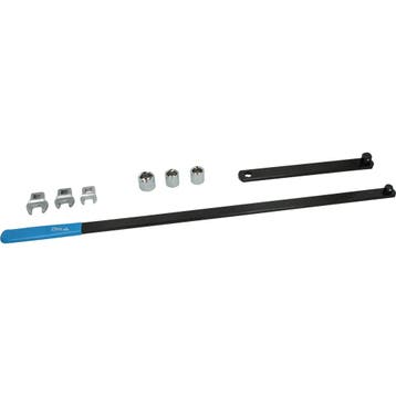 Brilliant Tools V-snaar- en spanrolsleutelset 8-delig, Auto diversen, Verzenden, Nieuw