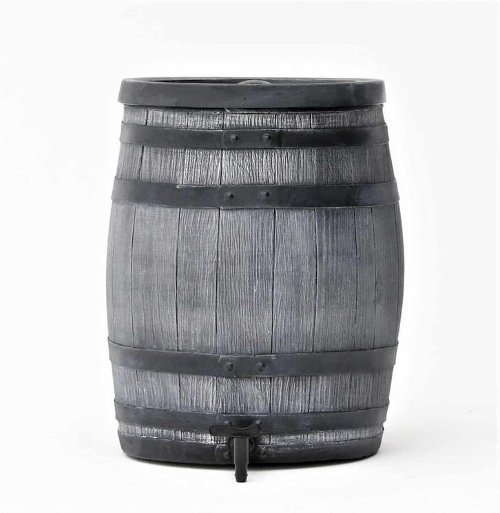 Houten regenton 120 liter Wineman greywash, Tuin en Terras, Regentonnen, Nieuw