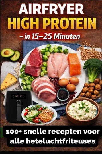 9789403872391 Airfryer High Protein - in 15-25 minuten 10..., Verzenden, Nieuw, Sophie Leclerc
