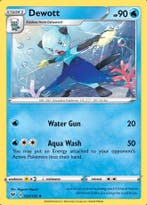 Dewott 034/185 Vivid Voltage, Ophalen of Verzenden, Nieuw, Losse kaart, Foil
