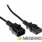 ACT Netsnoer C13 - C14 zwart 4 m, Verzenden, Nieuw