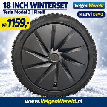 18 inch originele Tesla Model 3 winterset Pirelli SottoZero3, 18 inch, Banden en Velgen, Nieuw, 235 mm