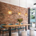 Vintage Rotan Hanglamp – Retro Kroonluchter met E27 Fitting, Verzenden, Nieuw