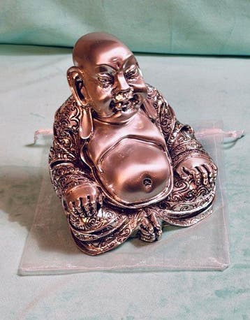 Guido Galbiati Milan - Beeldje - LARGE Laughing Budai with