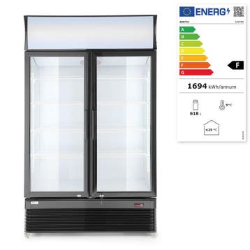 Arktic Koelkast | 618L | Zwart | +2°C/+10°C | Geforceerd | K, Ophalen of Verzenden, Nieuw