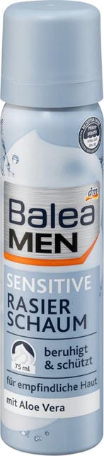 Balea MEN gevoelig scheerschuim reisformaat 75 ml, Verzenden, Nieuw